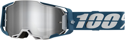 100% Armega Goggles - Albar - Flash Silver 50005-00005