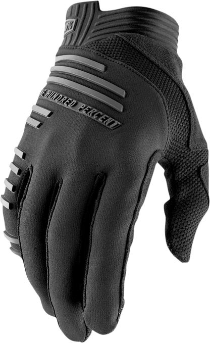 100% R-Core Gloves - Black - Large 10027-00002