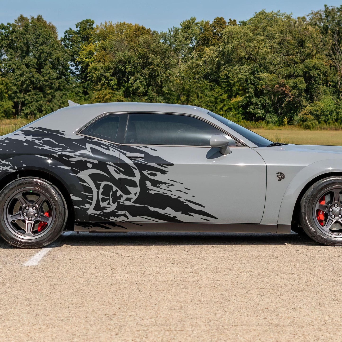 Hellcat Decal Sticker for Challenger, Charger, Durango SRT. #7003-Sup