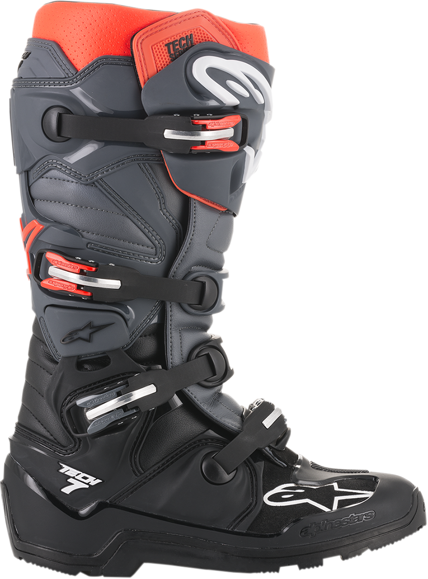 ALPINESTARS Tech 7 Enduro Boots - Black/Gray - US 12 2012114113312