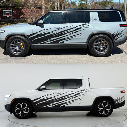 Digital Mud Splash Truck Decal. Universal Fit. Set of 2. #6928