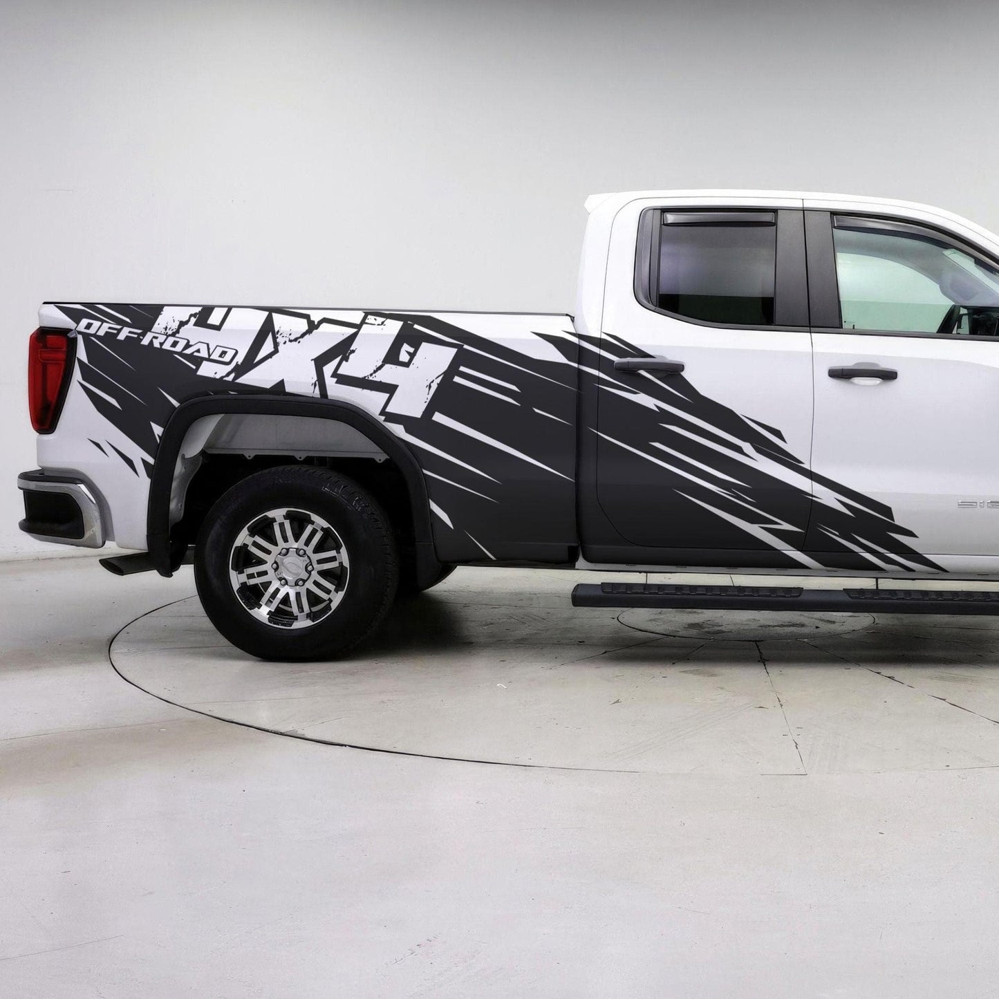 4x4 Off Road Truck Graphic Decal. Mud Splash Sticker. #6972