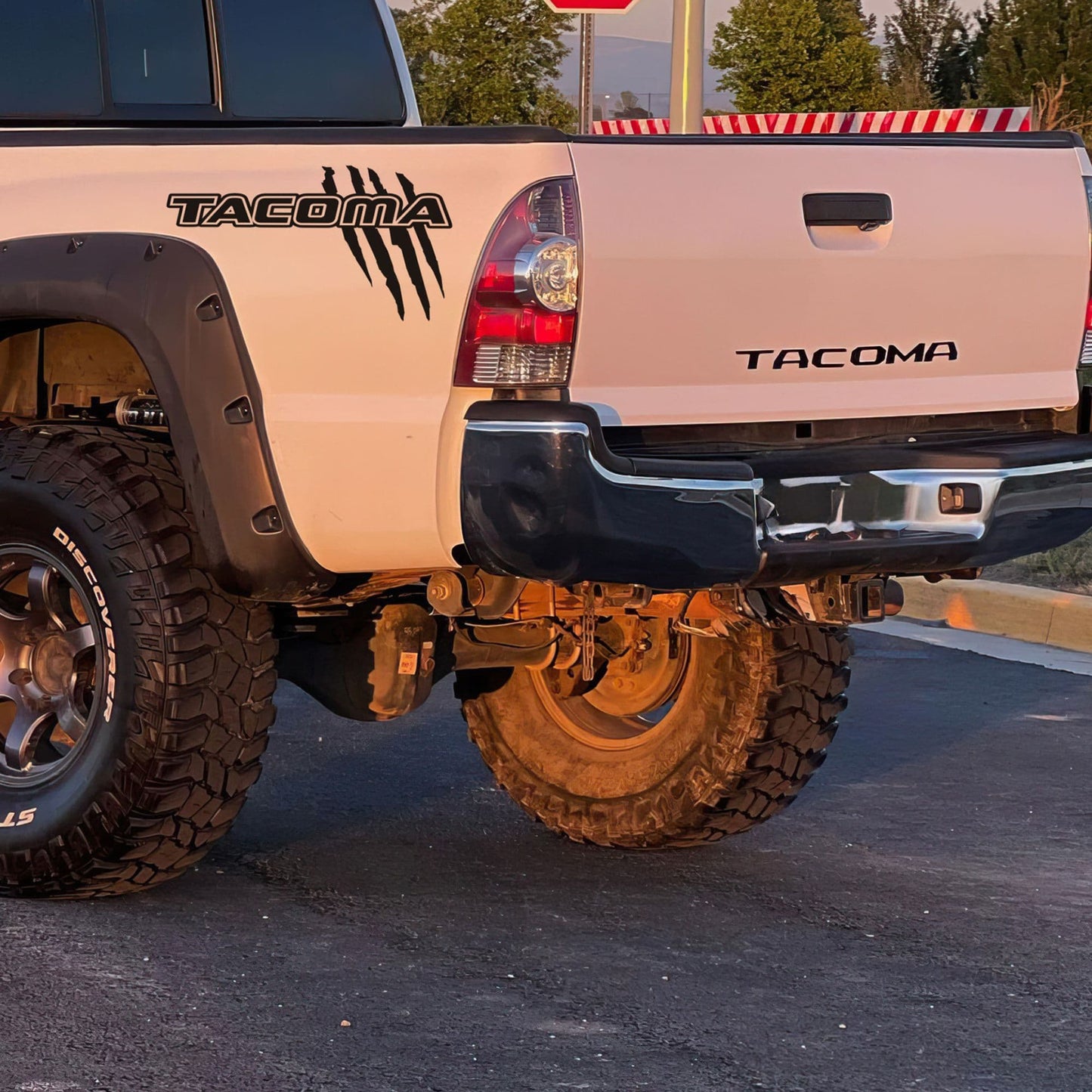Toyota Tacoma Raptor Claw Decal Sticker. Set of 2. #7111-Sup