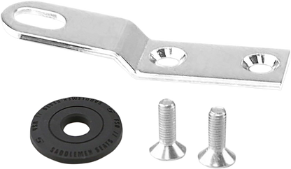 SADDLEMEN Seat Bracket - Chrome - 1/4"-28 10545CB