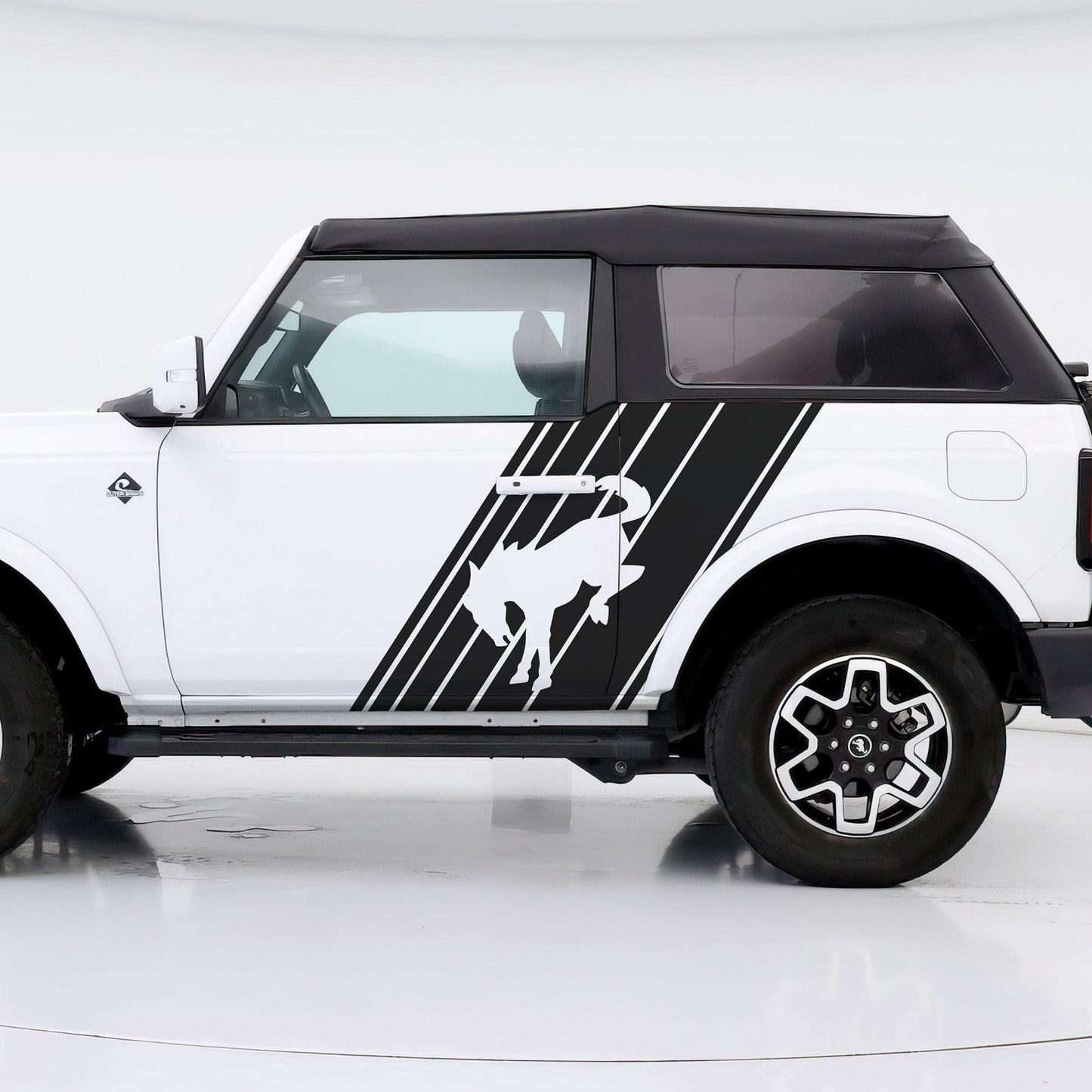 Bronco Horse Side Panel Car Graphic Sticker. #6952