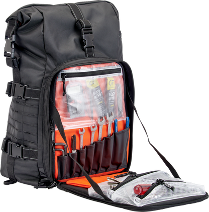 BILTWELL EXFIL-80 Motorcycle Bag - Gen 2 - Black 3014-01