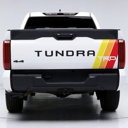 Yellow, Orange, Red TRD Stripes Toyota Truck Decal. #6968