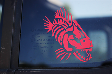 Fishbone Offroad 3in. Fishbone Decal