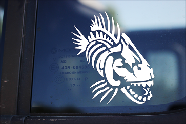 Fishbone Offroad 3in. Fishbone Decal