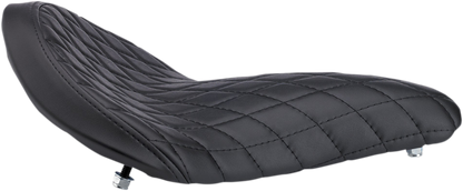 BILTWELL Solo 2 Seat - Black - Diamond 4004-101