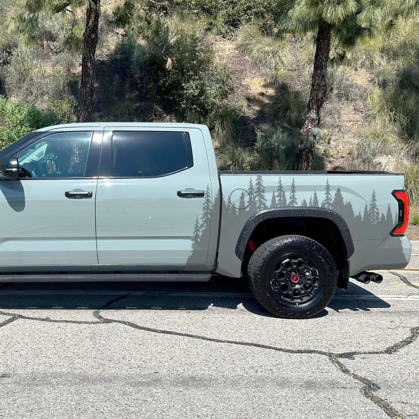 Forest Overland Sticker. Adventure Off Road Decal Sticker for Trucks. #6959