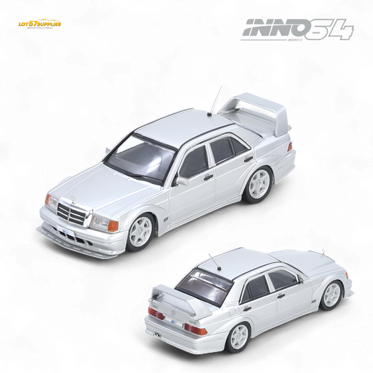 (Pre-Order) Inno64 Mercedes Benz 190E - Silver 1:64