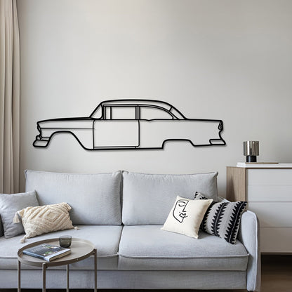 1955 150 Utility Sedan Metal Car Wall Art - MT0035