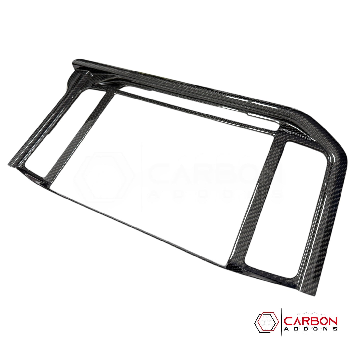 F150 2025+ Raptor/Lariat Radio Infotainment Screen Trim Carbon Fiber Cover