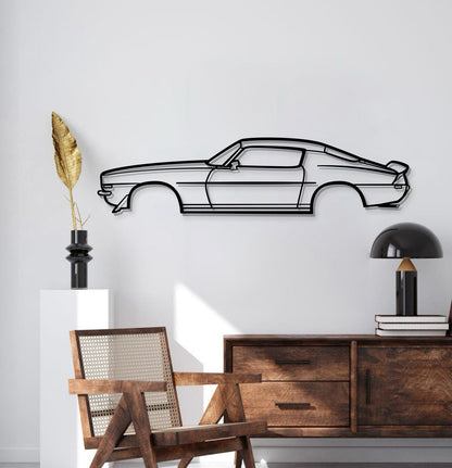 1970 Camaro Metal Car Wall Art - MT0127