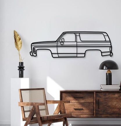 1970 Jimmy Metal Car Wall Art - MT0136