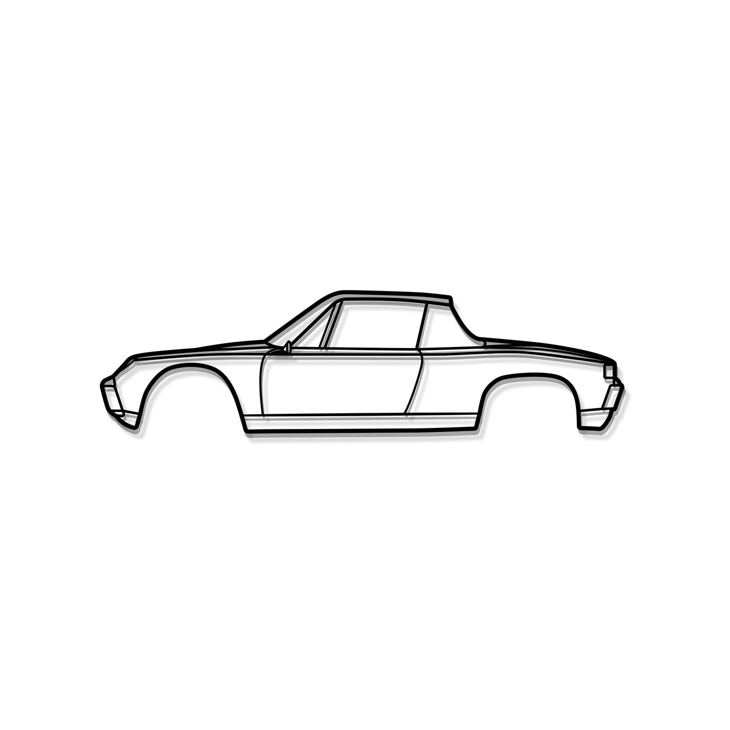 914-6 Metal Car Wall Art - MT0880