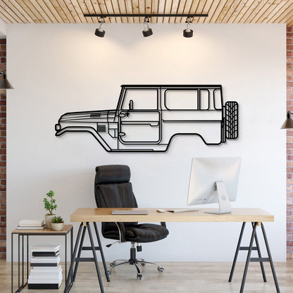 1979 FJ40 Metal Car Wall Art - MT0183