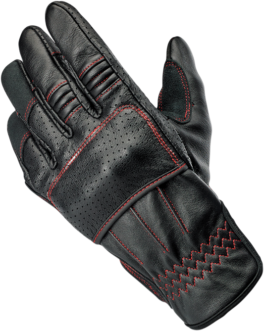 BILTWELL Borrego Gloves - Redline - Medium 1506-0108-303
