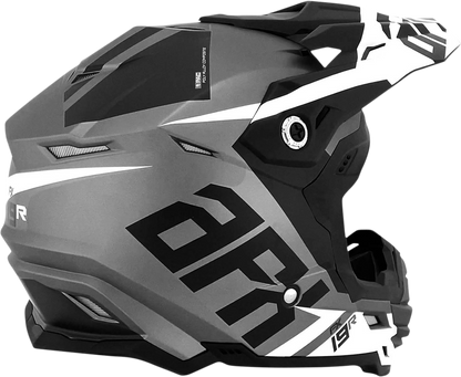 AFX FX-19R Helmet - Racing - Frost Gray - Large 0110-7075