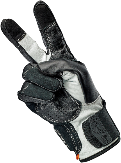 BILTWELL Borrego Gloves - Black/Cement - Large 1506-0104-304