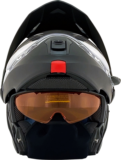 AFX FX-111DS Snow Helmet - Electric - Matte Black - Medium 0120-0800