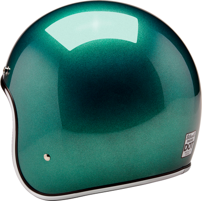 BILTWELL Bonanza Helmet - Metallic Catalina Green - Large 1001-358-204