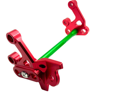 Custom CNC Aluminum Footpeg Bracket Assembly Surron