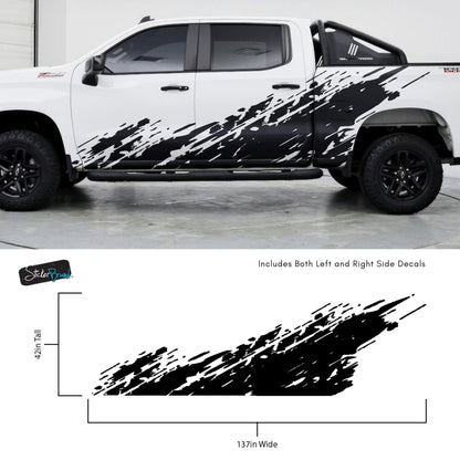 Truck Mud Splash Graphic Sticker. Silverado / GMC Sierra. #6898