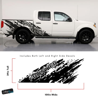 Nissan Frontier Truck Mud Splash Decal Sticker. #6831