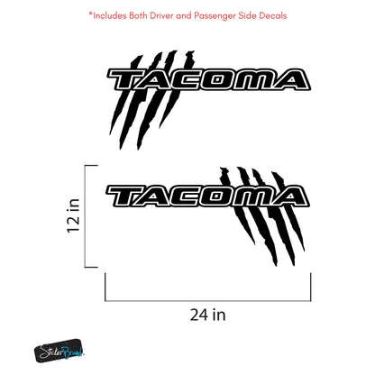 Toyota Tacoma Raptor Claw Decal Sticker. Set of 2. #7111-Sup