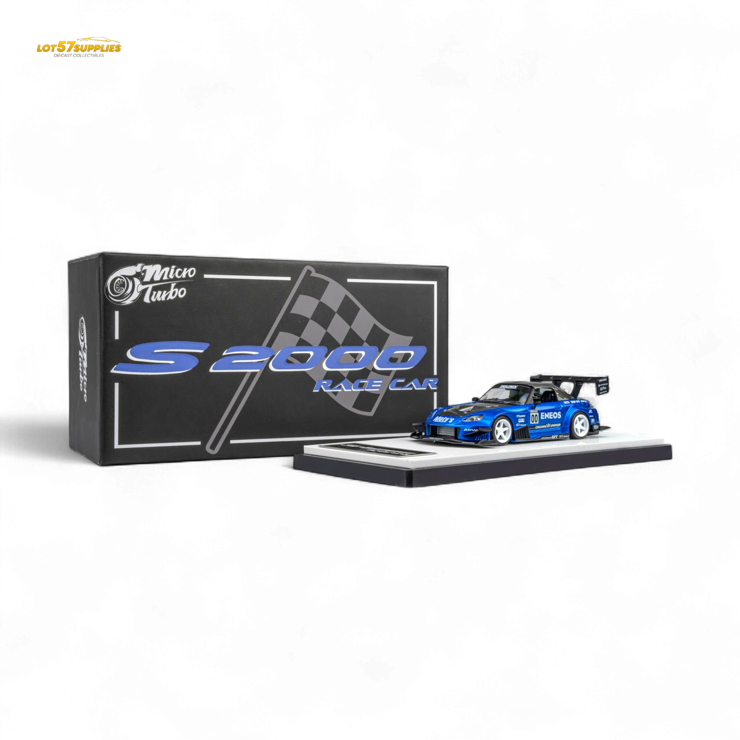 (Pre-Order) MicroTurbo S2000 ENEOS #00 TOP FUEL - Candy Blue 1:64