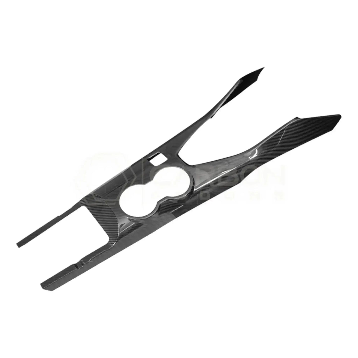 Real Carbon Fiber Center Console Trim Cover for 2024+ Ford Mustang