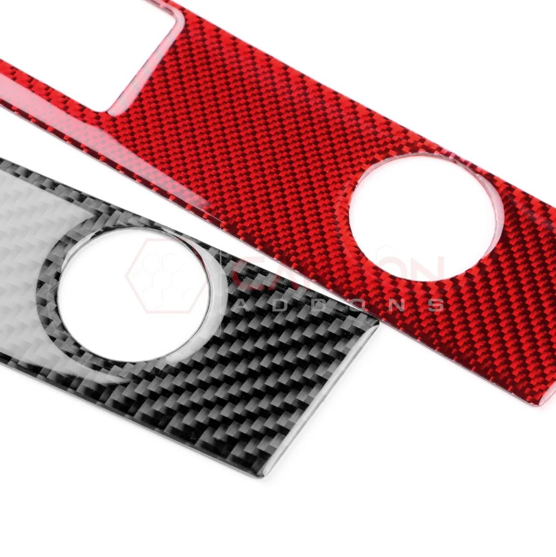 2024+ S650 Mustang Real Carbon Fiber USB/12v Outlet Trim Overlay
