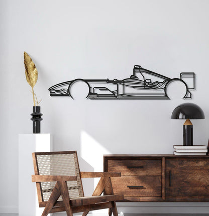 F1 2004 Classic Metal Car Wall Art - MT0311