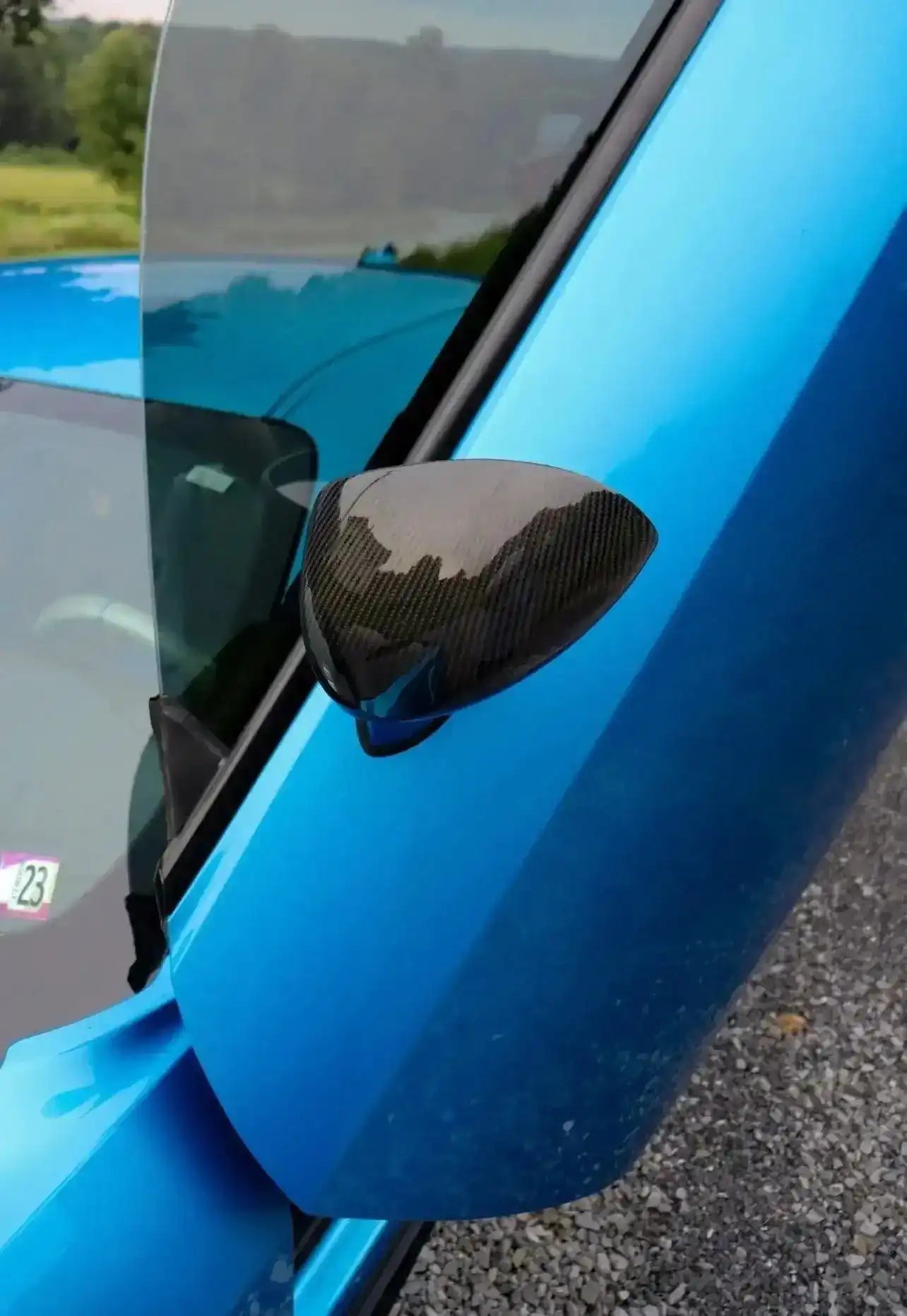 2008-2023 Dodge Challenger Carbon Fiber Mirror Covers