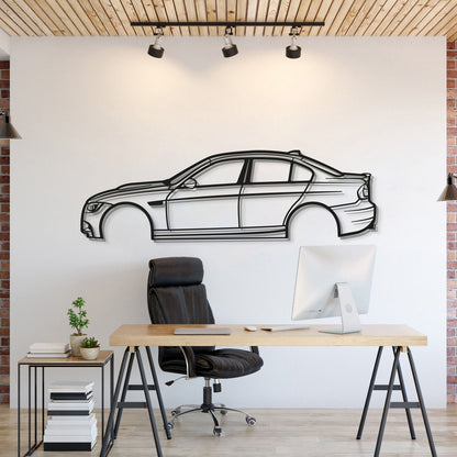 2008 E90 M3 Metal Car Wall Art - MT0363