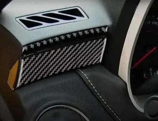 2010-2015 Chevy Camaro Carbon Fiber Dashboard Upper Trim Overlay