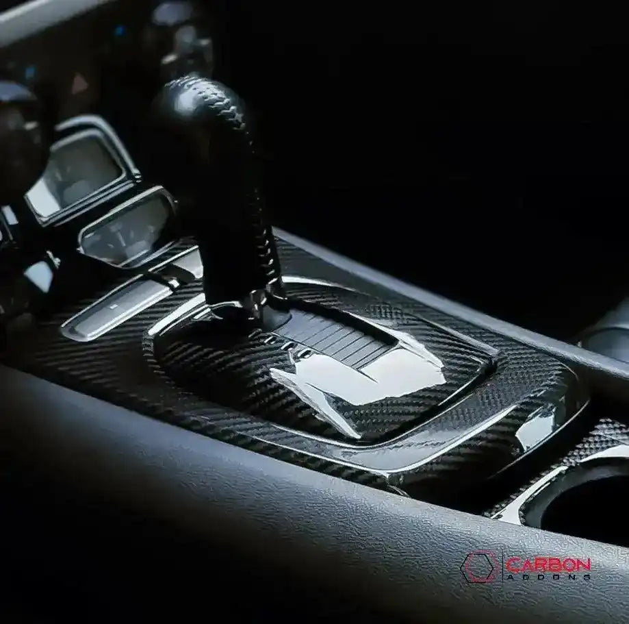 2010-2015 Chevy Camaro Carbon Fiber Interior Gear Shift Trim Cover
