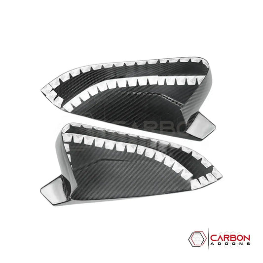 Real Carbon Fiber Mirror Cap Covers For S197 Mustang 2010-2014