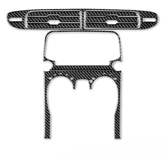2013-2015 Chevy Camaro Carbon Fiber AC Vent & Radio Switch Trim Overlay