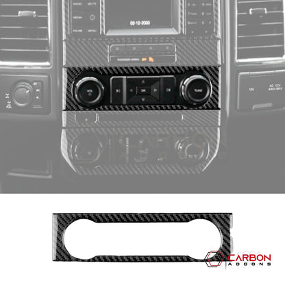Real Carbon Fiber Radio Control Trim overlay For Ford F150 2015-2020