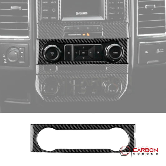 2015-2020 F150 Real Carbon Fiber Radio Control Trim overlay