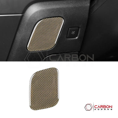 Reflective Carbon Fiber Driver Side Dashboard Trim Overlay for 2015–2023 Ford Mustang