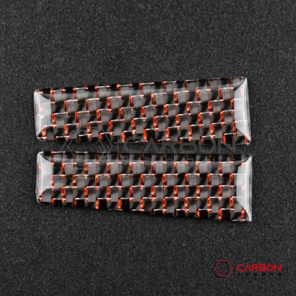 Carbon Fiber Shift Knob Side Trim Overlay for 2015–2023 Ford Mustang