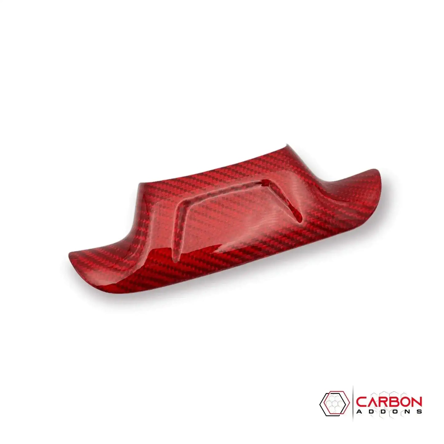2016-2024 Camaro Carbon Fiber Lower Steering Wheel Emblem Trim Cover