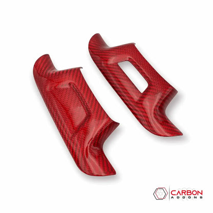 2016-2024 Camaro Carbon Fiber Lower Steering Wheel Emblem Trim Cover