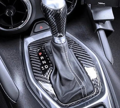 2016-2024 Camaro Real Carbon Fiber Gear Shift Trim Overlay