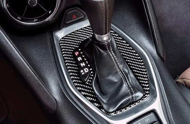 2016-2024 Camaro Real Carbon Fiber Gear Shift Trim Overlay