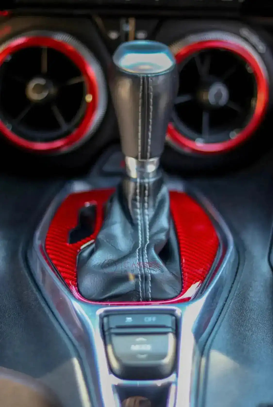 2016-2024 Camaro Real Carbon Fiber Gear Shift Trim Overlay